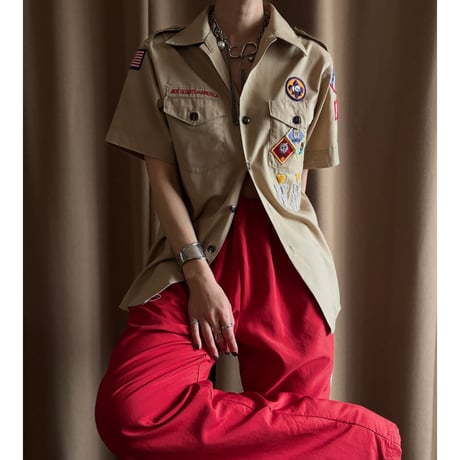 MADE IN U.S.A. military work shirt-4652-5