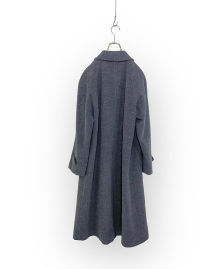 gray color pure new wool coat-3750-11