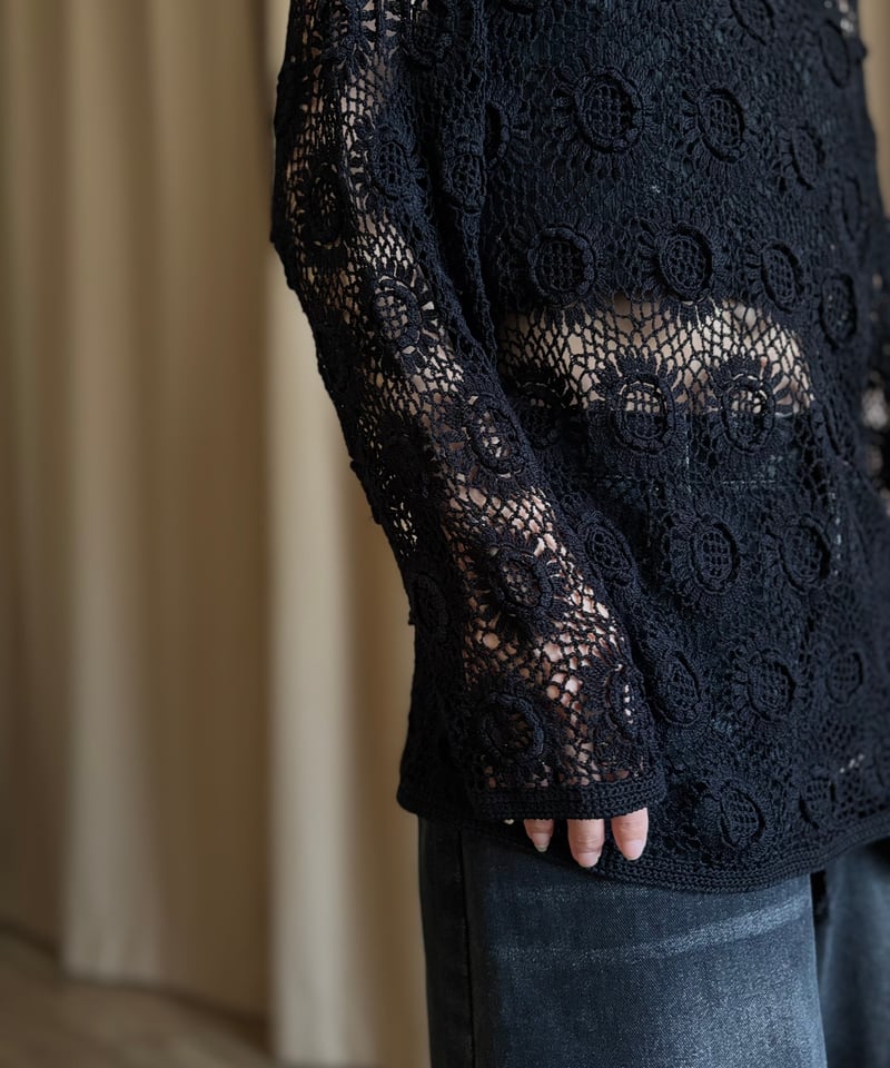 floral design crochet tops-4884-9 | COLLENTE vi