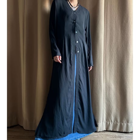Deille black sheer dress-3923-1