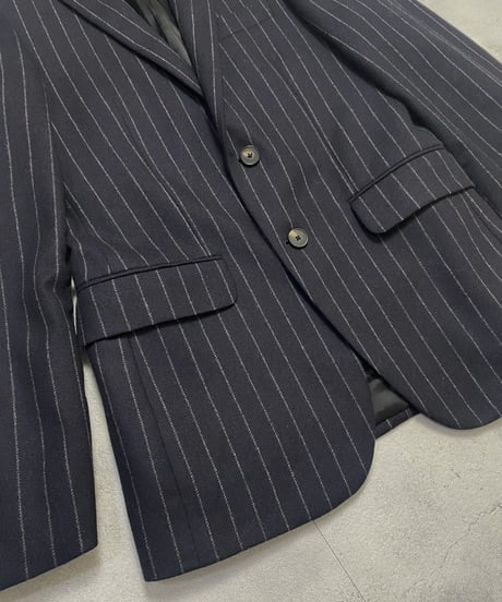 Made in Portugal navy stripe remake jacket-3197-1