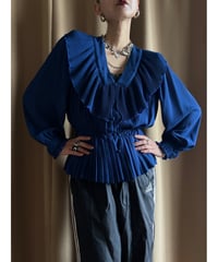 BAKU sheer pleats shirt-4567-3
