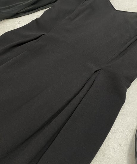 MADE  IN U.S.A. sheer sleeve dress-3616-8
