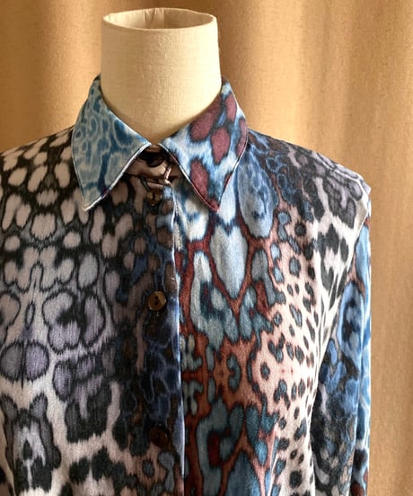 ATELIER gradation color leopard shirt-3976-2