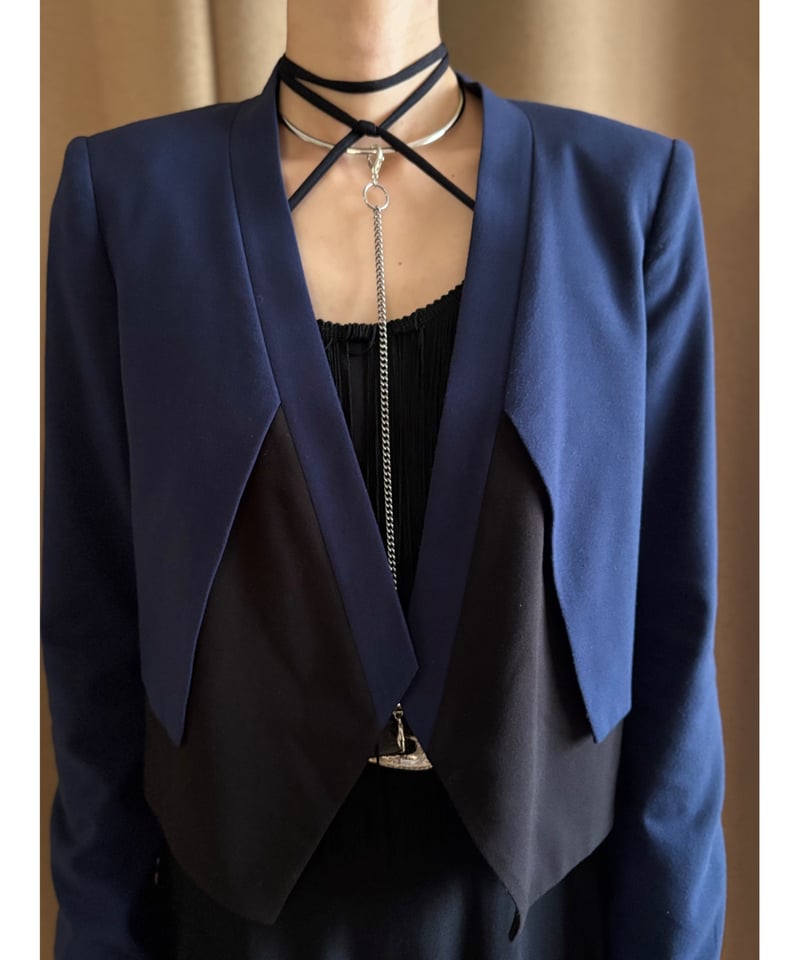 BCBG MAXAZRIA bicolor jacket-4753-6 | COLLENTE