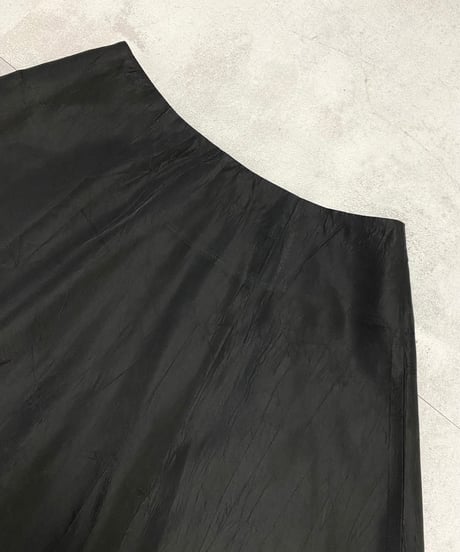 MADE IN CANADA black maxi skirt-4198-6