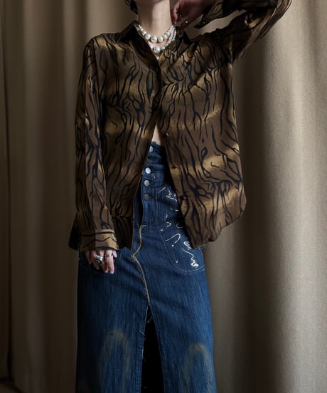 ALLISON TAYLOR silk shirt-4505-1