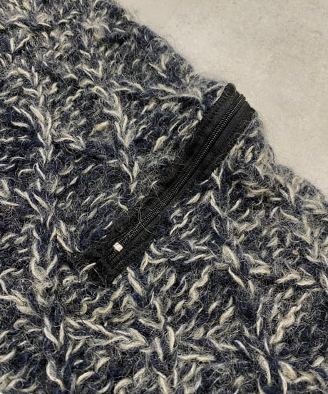 fastener design remake knit cardigan-3773-11