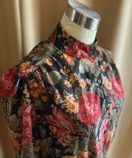 MADE IN U.S.A. floral pattern dress-4608-4