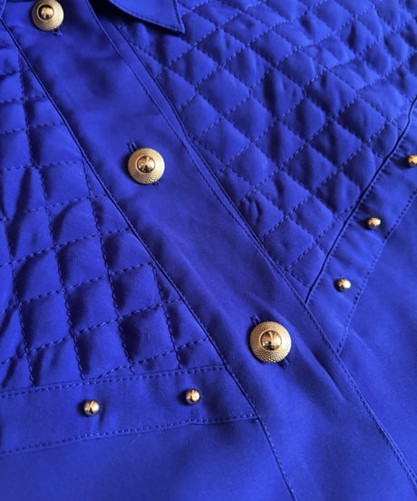 Louis Feraud SET quilting design import shirt-4609-4