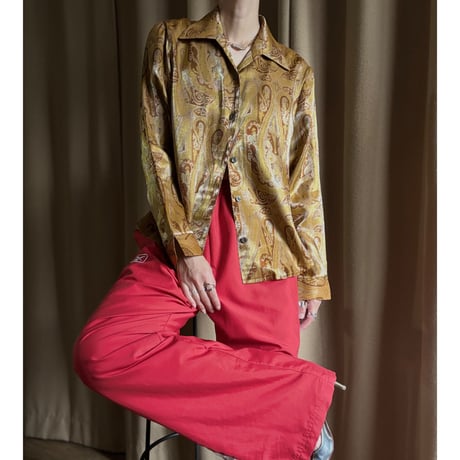 CHALLENGER ペイズリー柄 長袖シャツ S CHALLENGER ペイズリー柄 長袖シャツ S S/S PAISLEY SHIRT ペイズリー