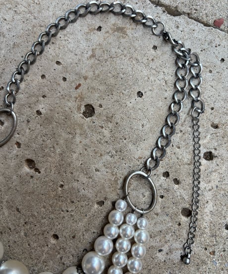 big pearl classic necklace-4601-3