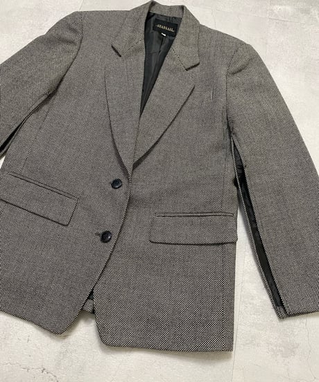 pin plaid design remake jacket-3757-11