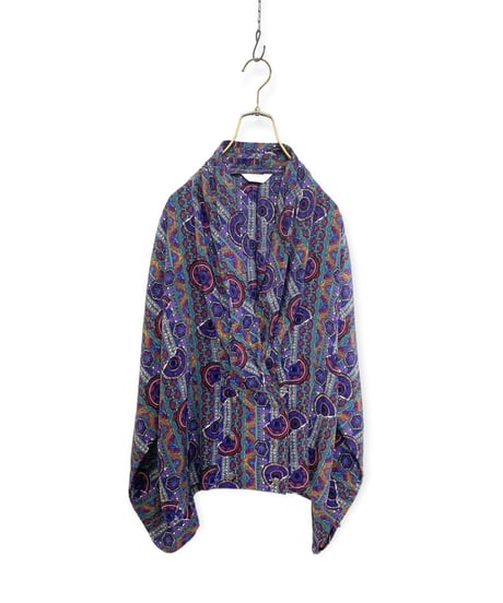 rétro design shawl collar tops-3129-11