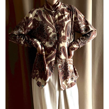 ペイズリー柄シャツ | STORES