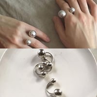 Orb ring  大×中 およそ9号