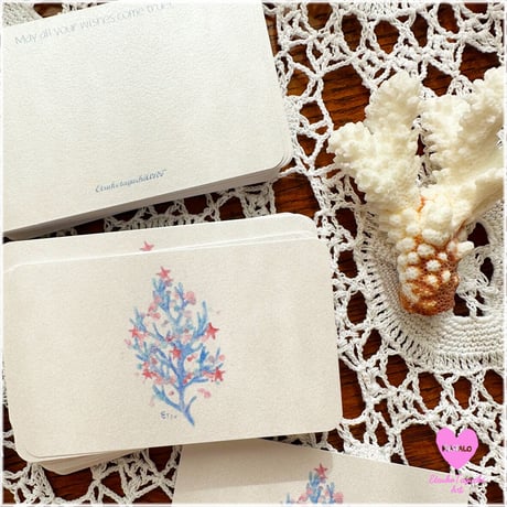 Coral tree　miniメッセージカード