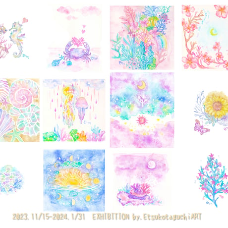 原画：5月conchoidal pattern