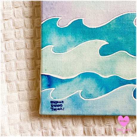 Canvas wall art：10th Anniversary　nami　キャンバスオールアート