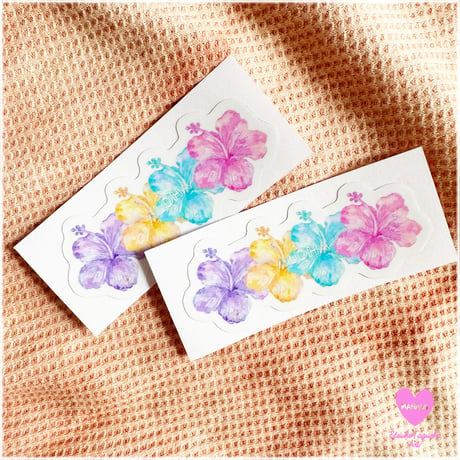 4color haibisukasu ステッカー