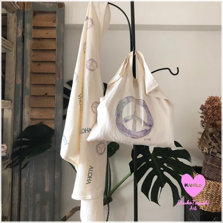 S.O.S×Etsu　PEACE ALOHA　サーマルブランケット