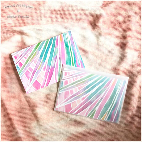 Seven-colored leaves　メッセージカード封筒付