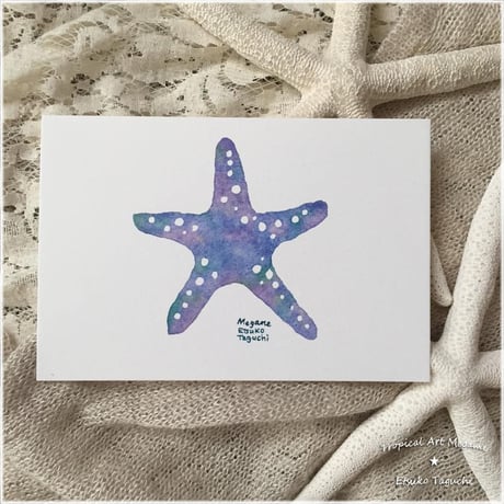 Colorful starfish（ブルー/ピンク）