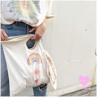 S.O.S×Etsu　rainbow・SUN・heart　OAT BAG