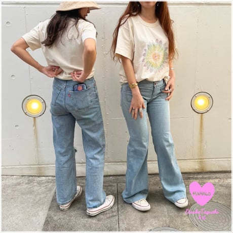 S.O.S×Etsu　PEACE flowerTシャツ
