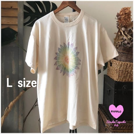S.O.S×Etsu　PEACE flowerTシャツ