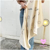 S.O.S×Etsu　PEACE ALOHA　サーマルブランケット