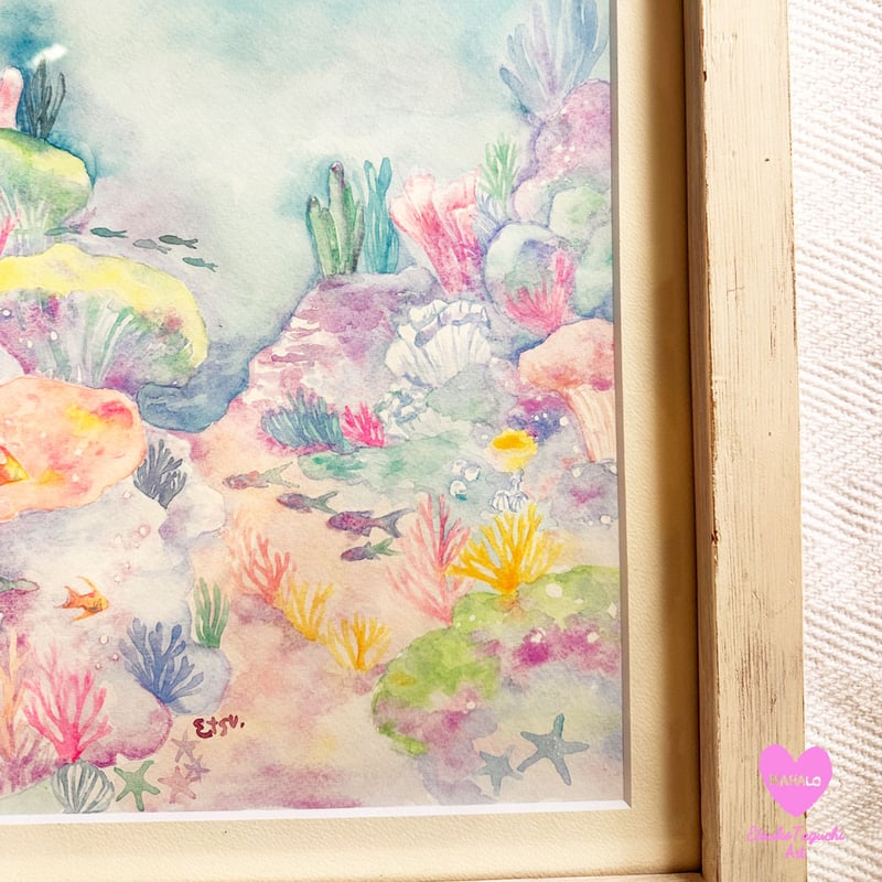 原画：海の中の森 | EtsukoTaguchiArt Gallery
