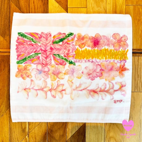 HAWAIIFlowerタオル34×37.5