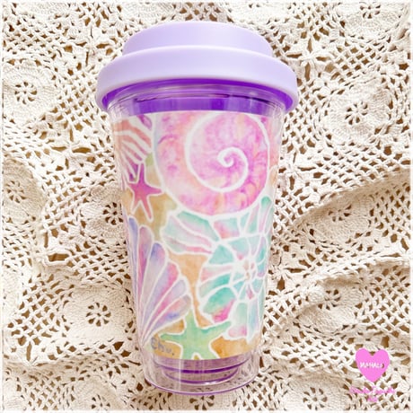 タンブラー/Shell Purple
