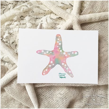 Colorful starfish（ブルー/ピンク）