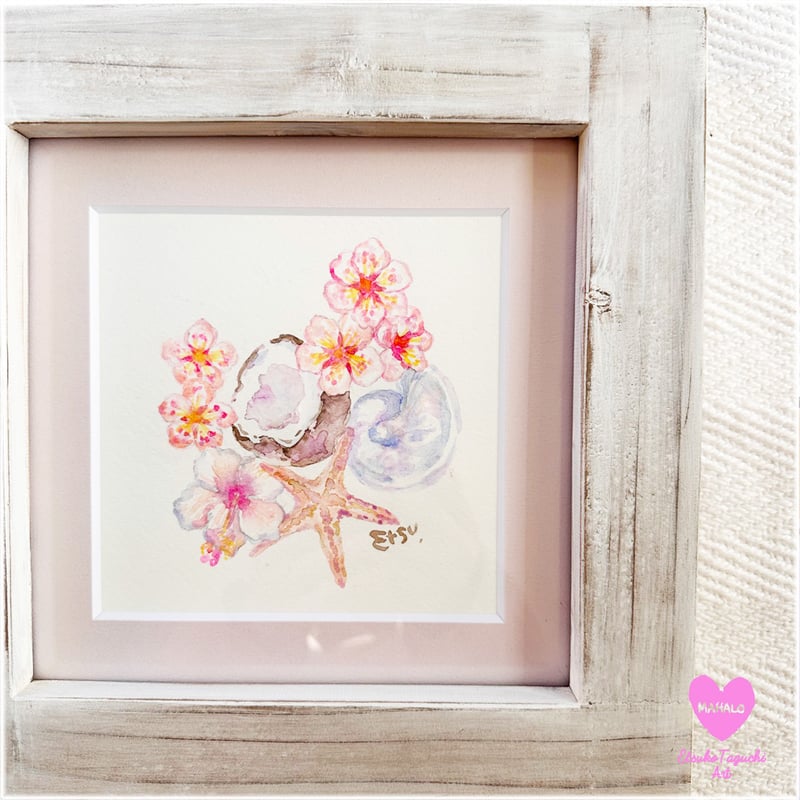 原画：4月Tropical cherry tree | EtsukoTaguchiArt Ga