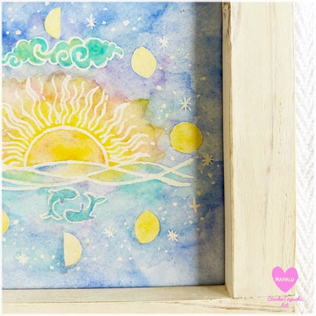 原画：10月海と月と太陽