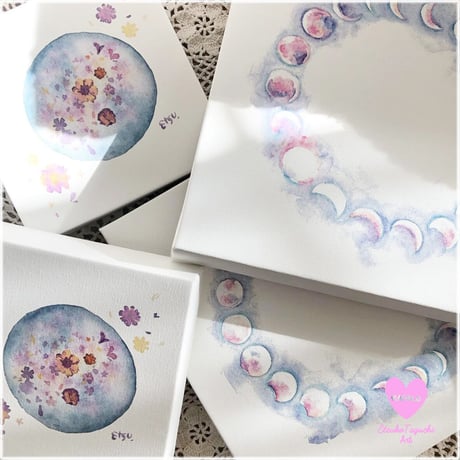 Canvas wall art：月めぐる　キャンバスウオールアート