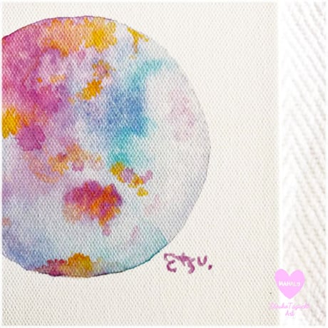 Canvas wall art：花満月キャンバスウオールアート