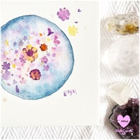 Canvas wall art：花新月キャンバスウオールアート