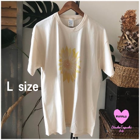 S.O.S×Etsu　LOVE flowerTシャツ