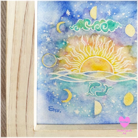 原画：10月海と月と太陽