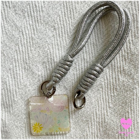 Anniversaryitem☆チャーム付き携帯ストラップ(シルバー）