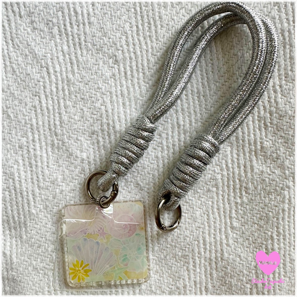 Anniversaryitem☆チャーム付き携帯ストラップ(シルバー） | EtsukoTag