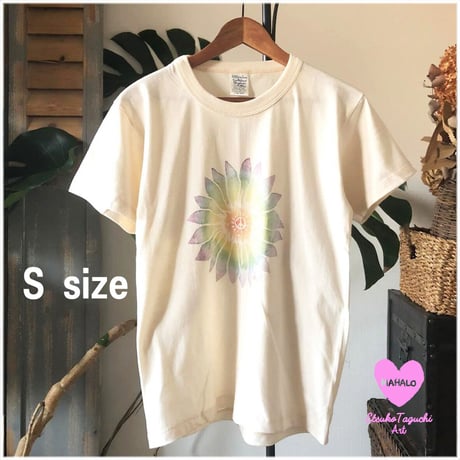 S.O.S×Etsu　PEACE flowerTシャツ