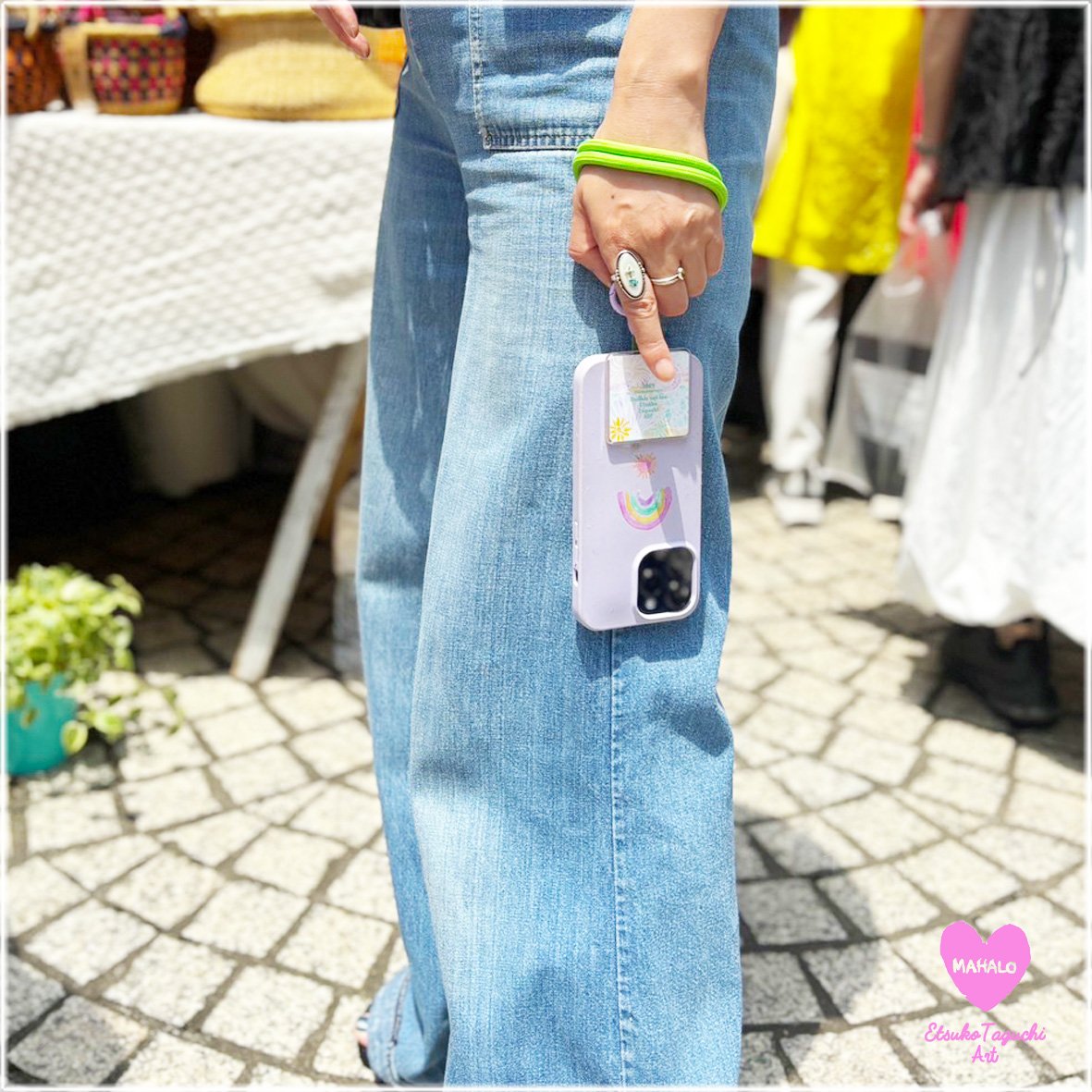 Anniversaryitem☆チャーム付き携帯ストラップ(シルバー） | EtsukoTag