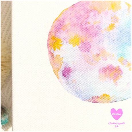 Canvas wall art：花満月キャンバスウオールアート