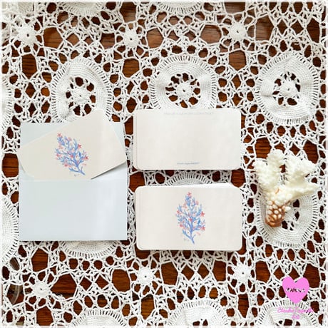 Coral tree　miniメッセージカード