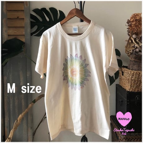 S.O.S×Etsu　PEACE flowerTシャツ