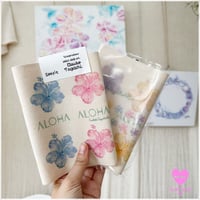 Bookカバー/4カラーハイビスカスALOHA